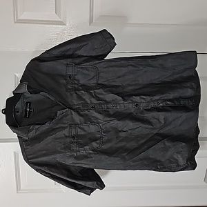 Beverly Hills Polo Club Gray Short Sleeve Button Down XL